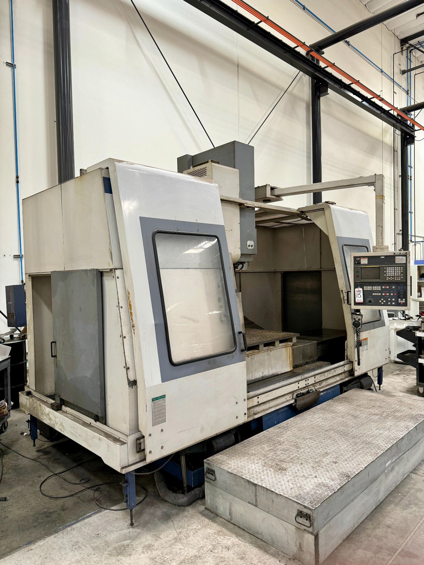 1997 MORI SEIKI MV-65/50 VERTICAL MACHINING CENTER, FANUC MF-M6 CNC CONTROL, TRAVELS: 60" X 25" X - Image 12 of 19