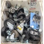 LOT - ASSORTED CASTERS