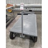 LITTLE GIANT FLAT TOP WAGON TRUCK, 3' X 6', 16" PNEUMATIC TIRES, 18" BED HEIGHT