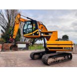 JCB JS160LC HIGH RISE CABIN SCRAP HANDLER C/W ROTATING SELECTOR GRAB