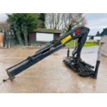 HIAB 650 CRANE C/W HYDRAULIC PUSH OUT BOOM & SUPPORT LEGS