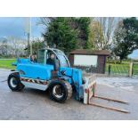 GENIE GTH-2506 4WD TELEHANDLER C/W PALLET TINES.