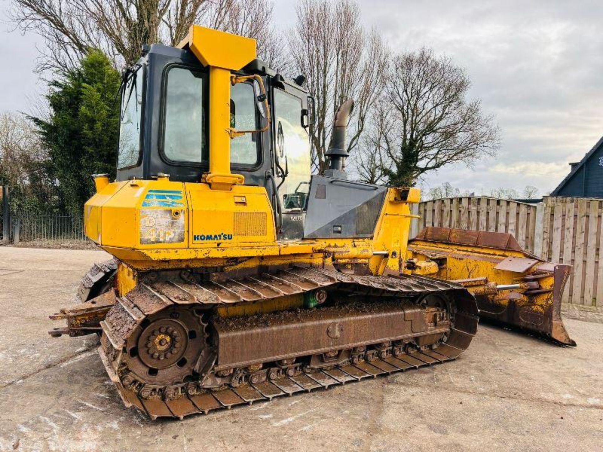 KOMATSU D41P-6 TRACKED DOZER C/W 6 WAY BLADE  - Image 8 of 19