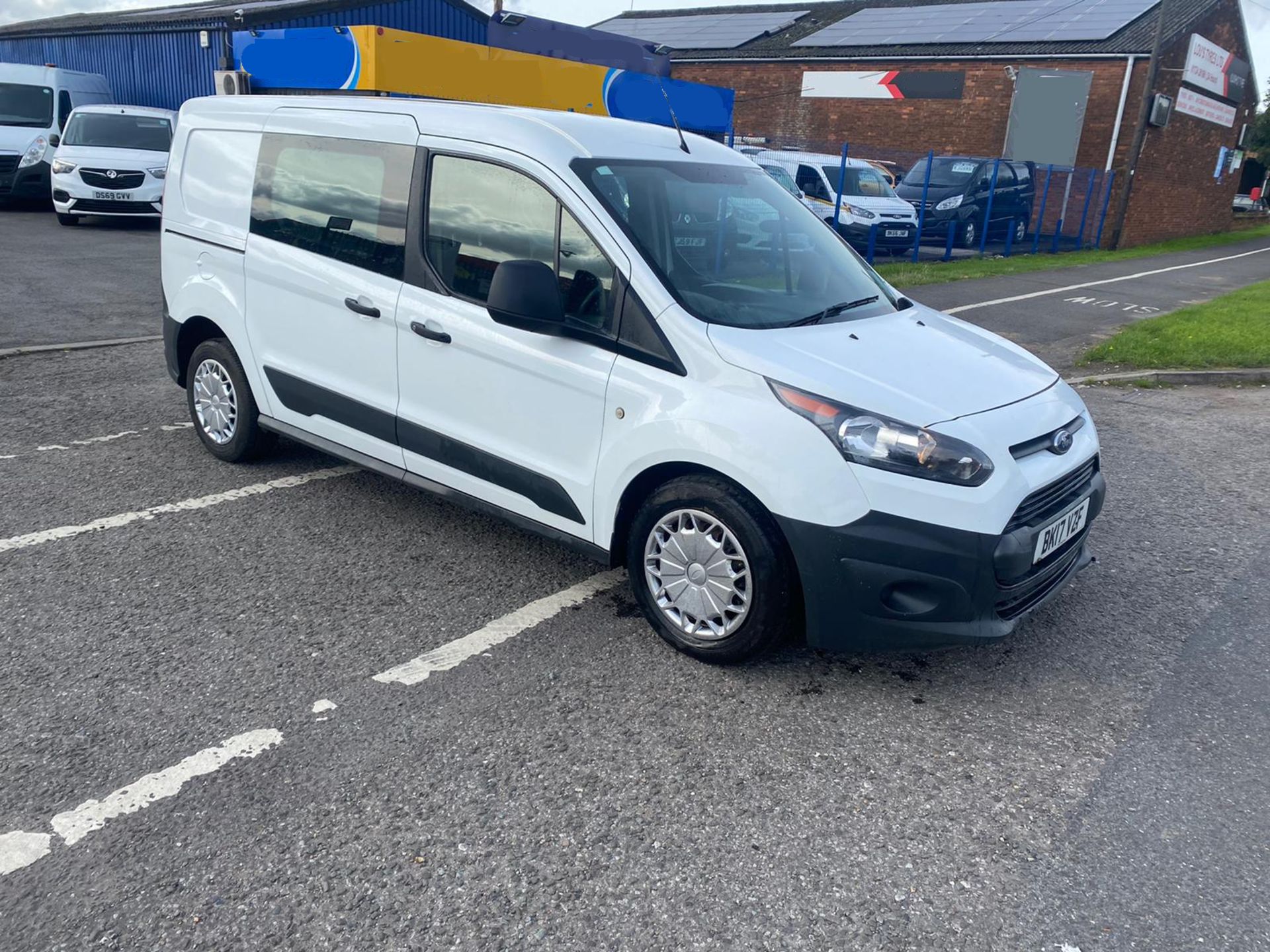 2017 17 FORD TRANSIT CONNECT DOUBLE CAB PANEL VAN - 118K MILES - 5 SEATS - LWB - EURO 6.