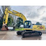 NEW HOLLAND KOBELCO E385 EXCAVATOR C/W ISUZU ENGINE & QUICK HITCH.