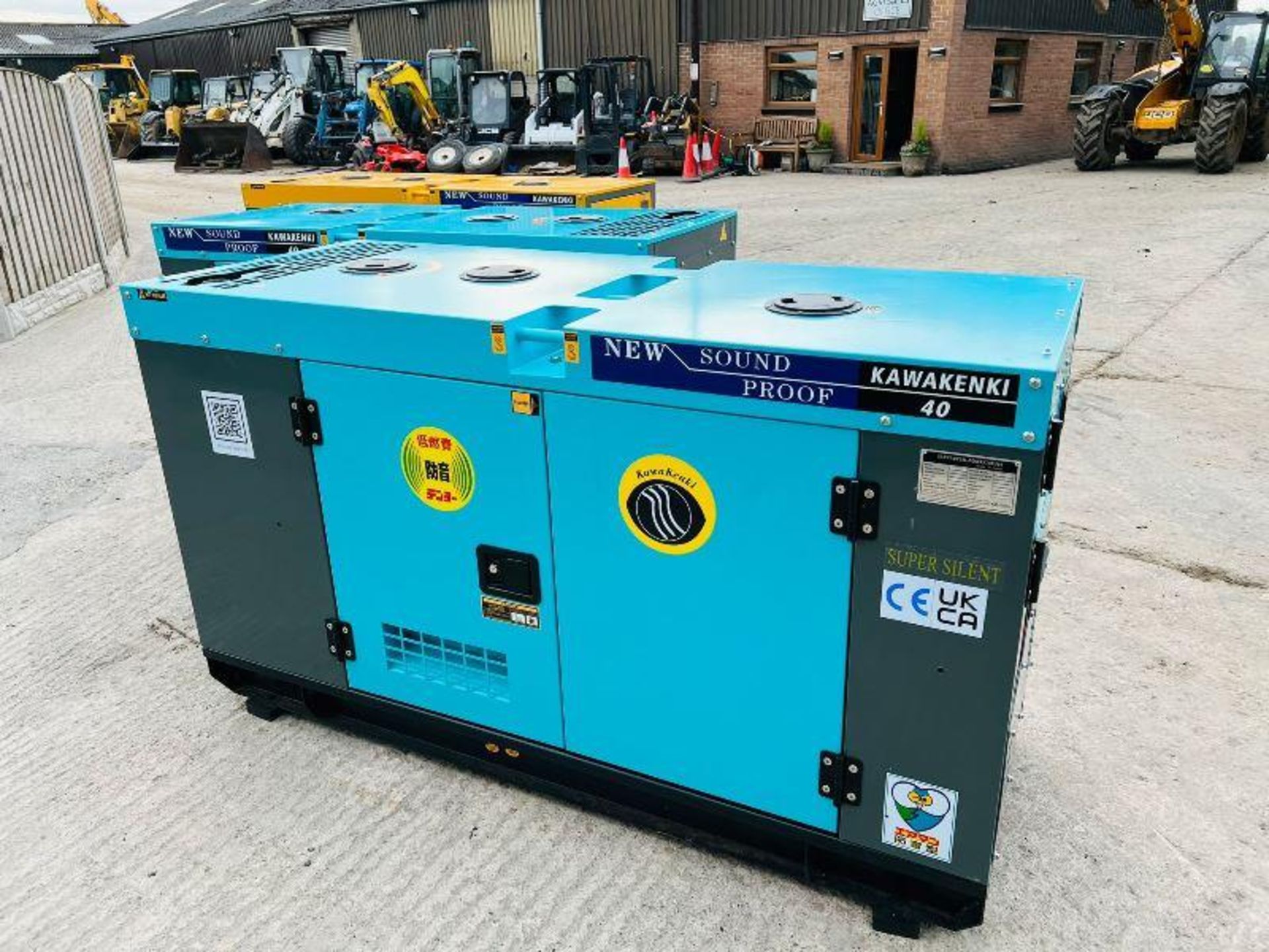 BRAND NEW KAWAKENI KK40 40KVA SILENT RUN GENERATOR *YEAR 2023* - Image 3 of 14