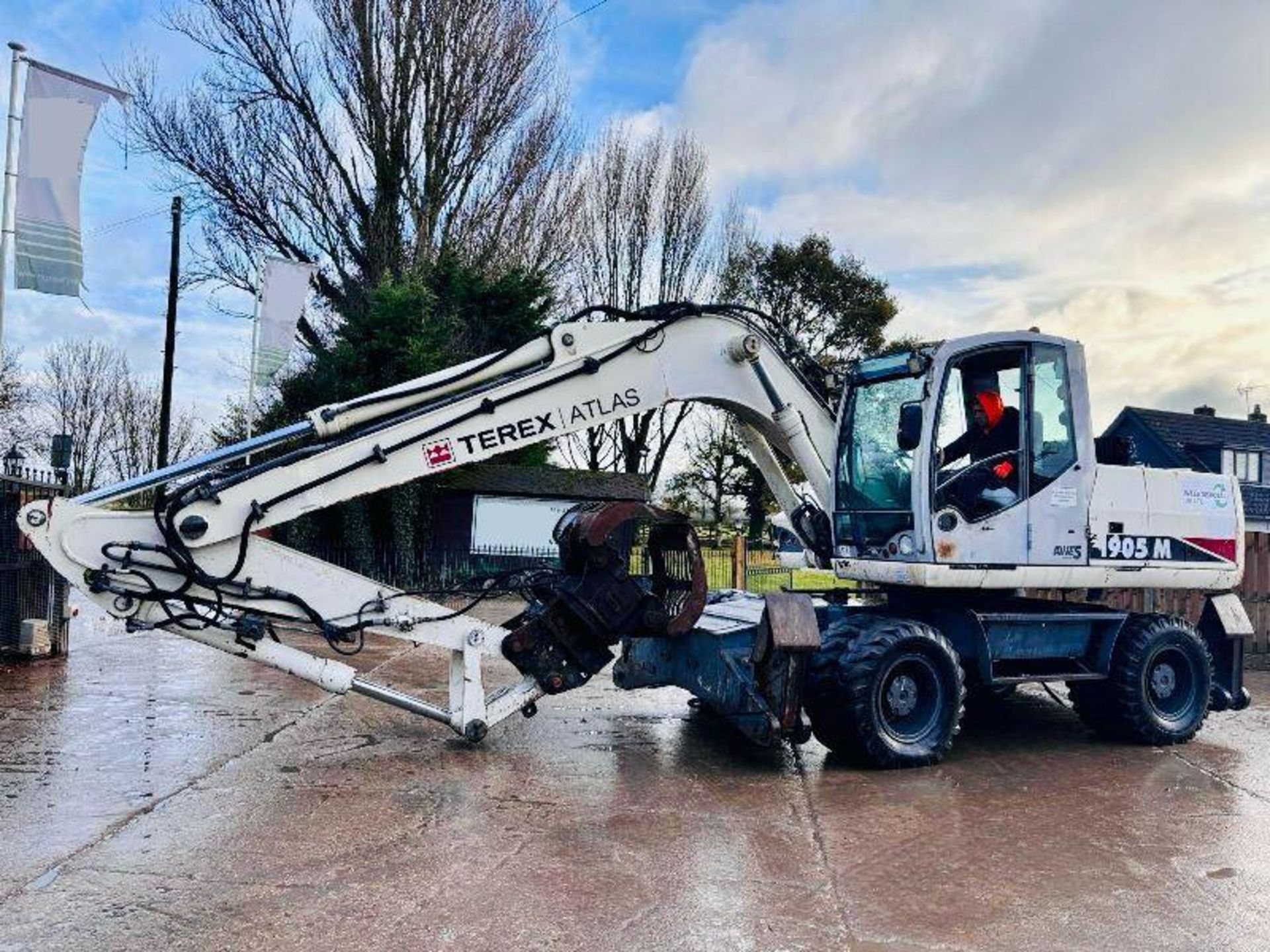 TEREX 1905M 4WD SCRAP HANDLER C/W ROTATING SELECTOR GRAB - Image 9 of 18