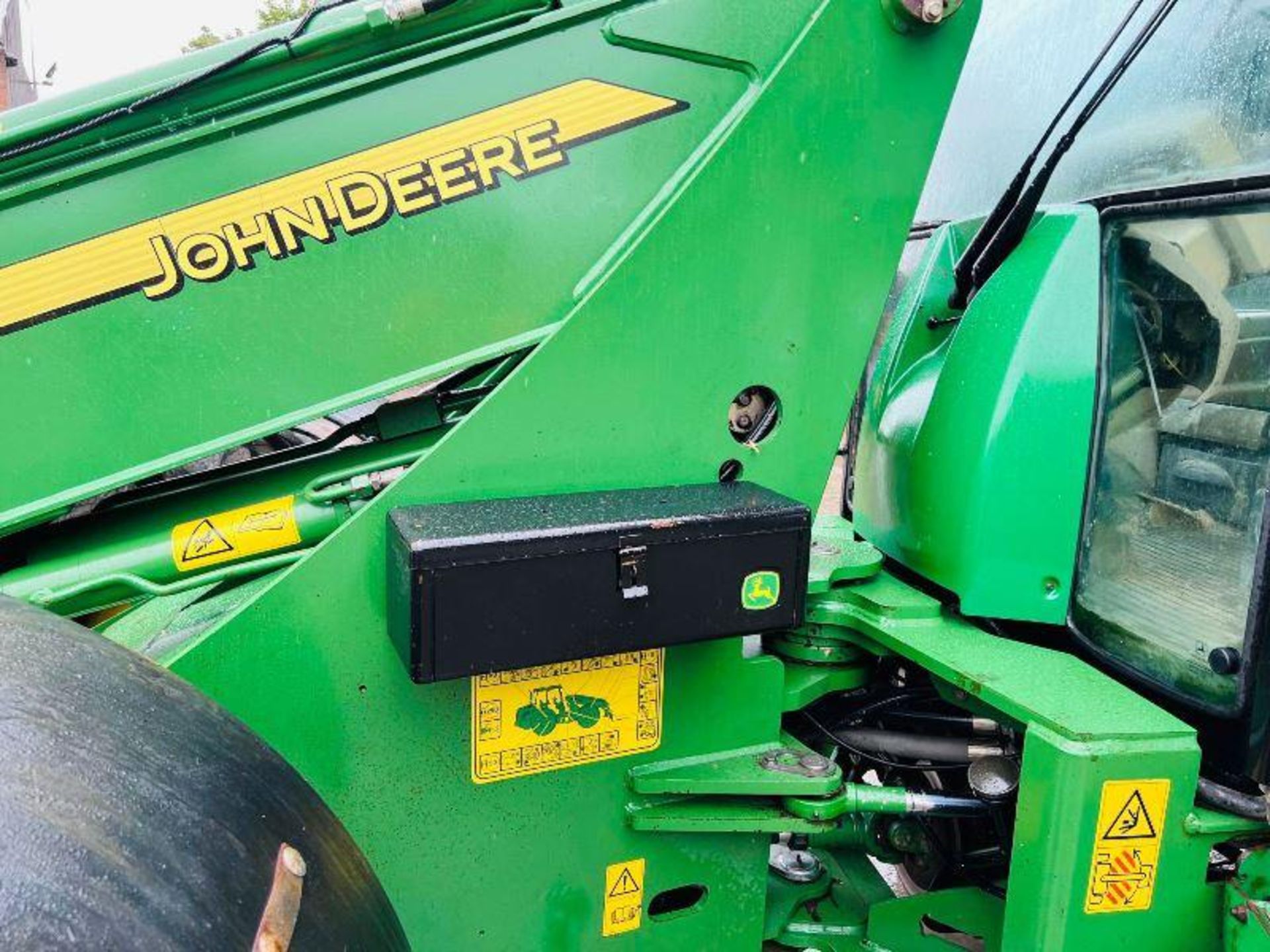 JOHN DEERE 3800 4WD TELEHANDLER C/W PIN & CONE HEAD STOCK - Image 12 of 15