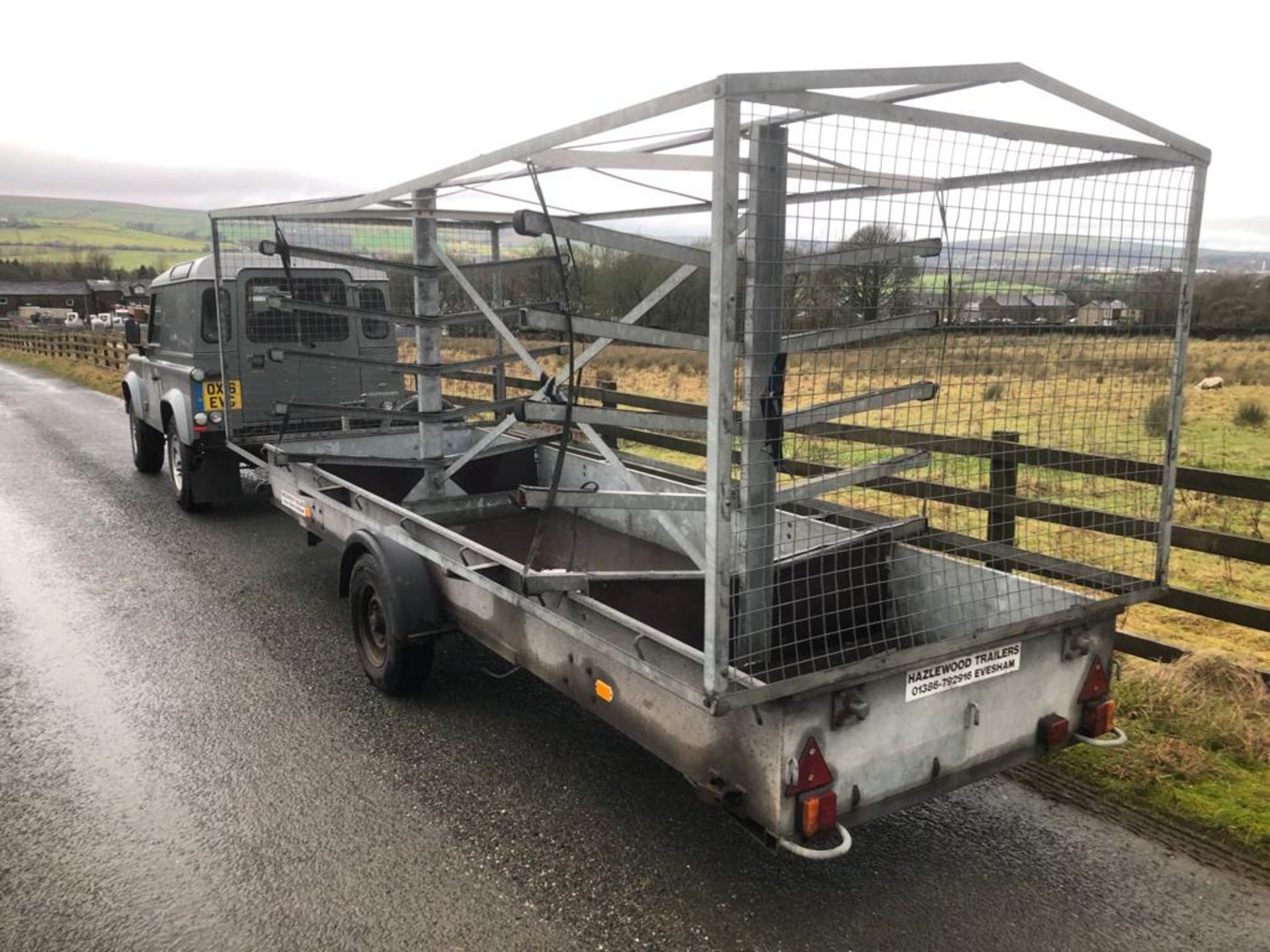 HAZLEWOOD SINGLE AXLE 1500KG COVERED TRAILER - EX WEST MIDLANDS POLICE - Image 11 of 11