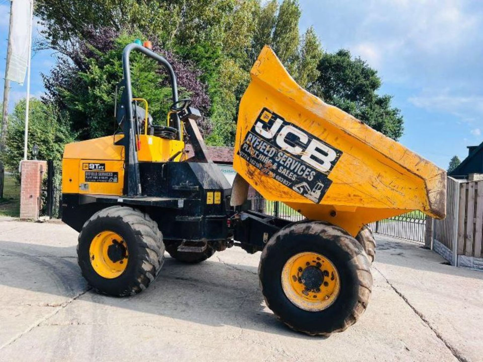 JCB 9TFT 4WD DUMPER *YEAR 2016, 1965 HOURS * C/W ROLE BAR - Bild 13 aus 14