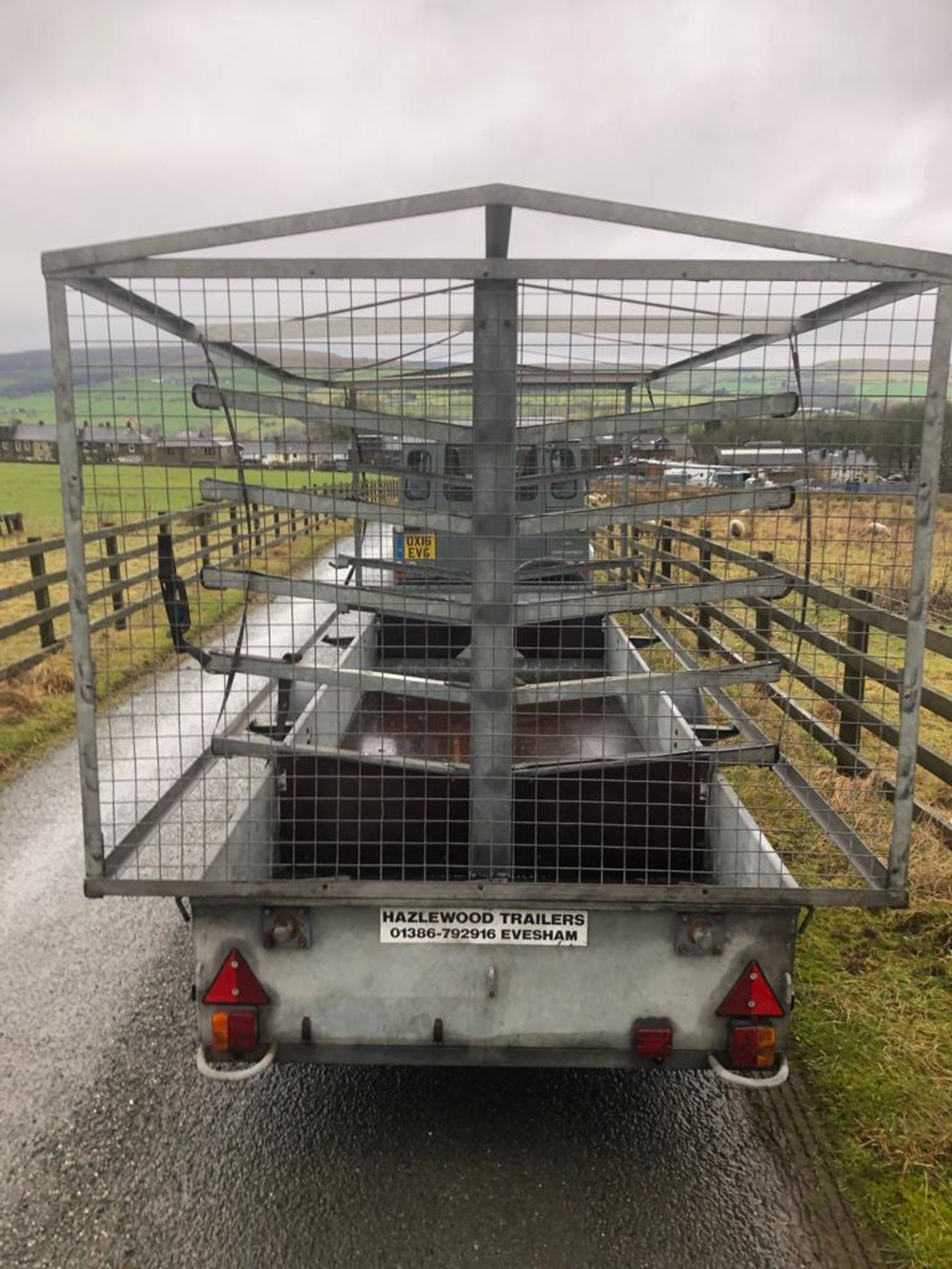 HAZLEWOOD SINGLE AXLE 1500KG COVERED TRAILER - EX WEST MIDLANDS POLICE - Image 2 of 11