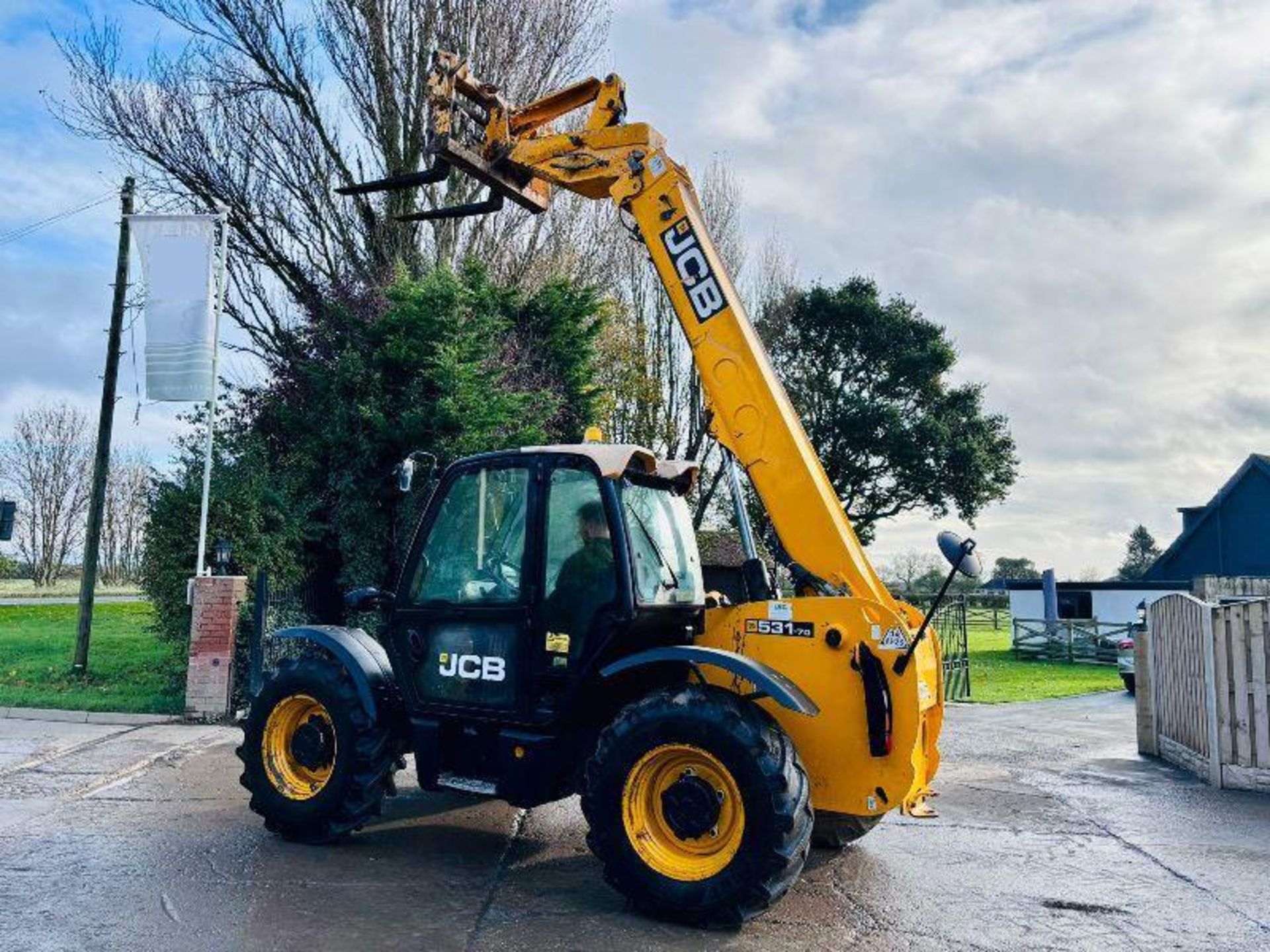 JCB 531-70 4WD TURBO TELEHANDLER *YEAR 2013* C/W PALLET TINES - Bild 5 aus 18