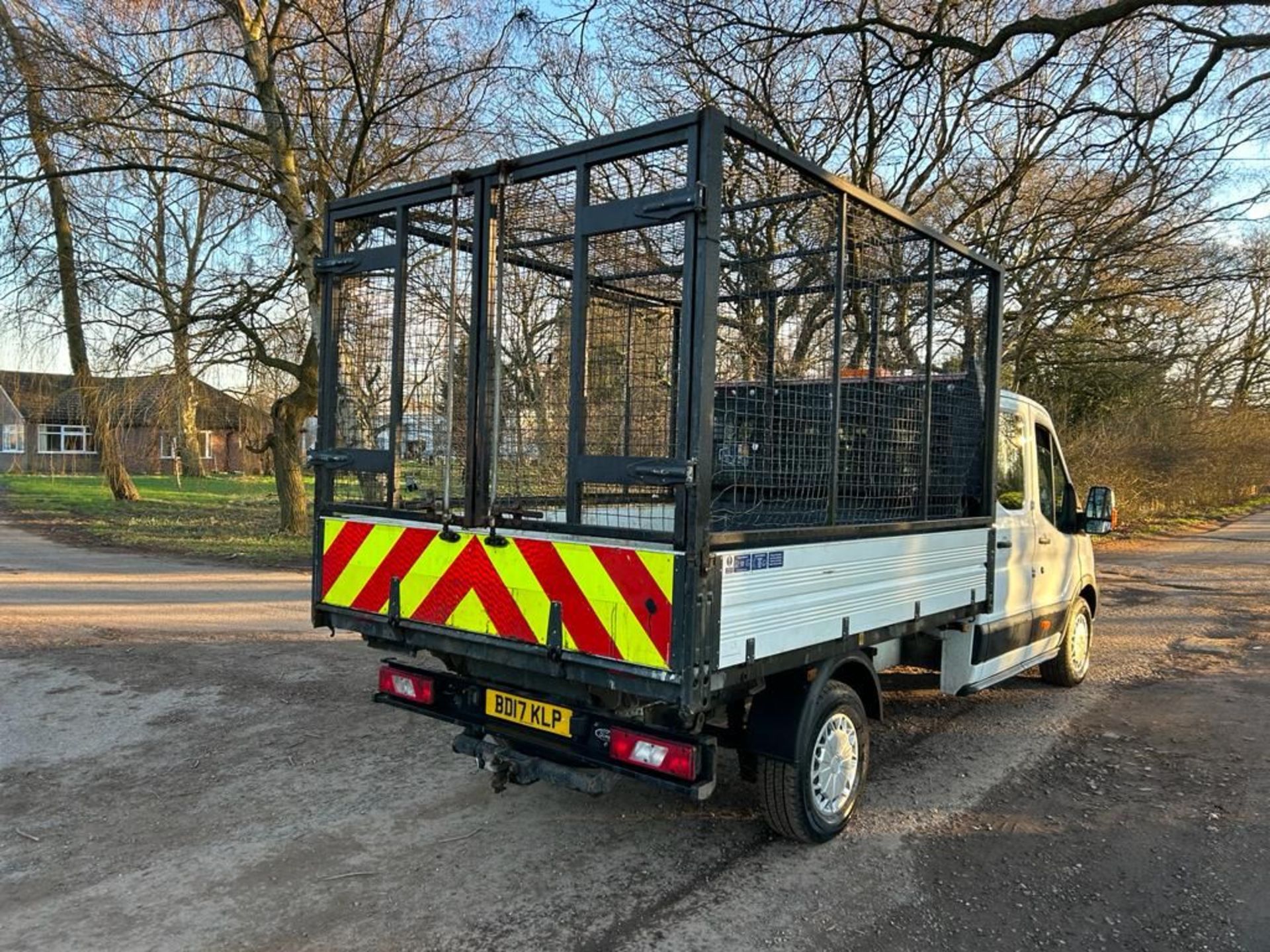 2017 17 FORD TRANSIT CREW CAB CAGED TIPPER - 66K MILES - 7 SEATS - EURO 6 - Image 13 of 15