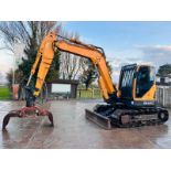 HYUNDAI 80CR-9R EXCAVATOR *YEAR 2016* C/W SELECTOR GRAB