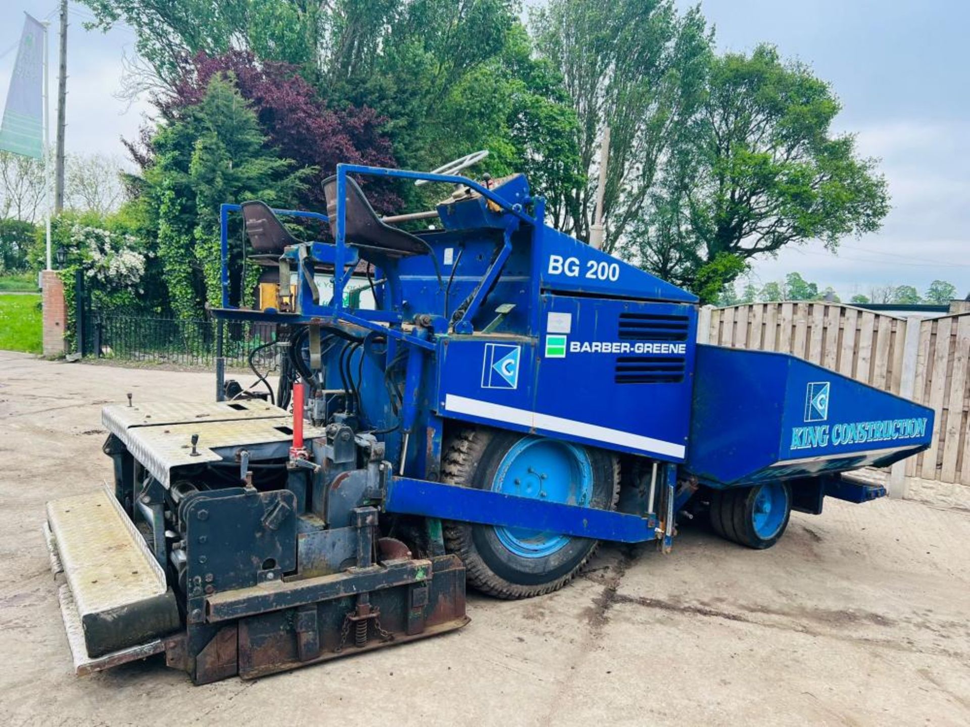 BARBER GREEN BG200 TARMAC PAVER C/W DUAL CONTROL DRIVE - Bild 14 aus 15