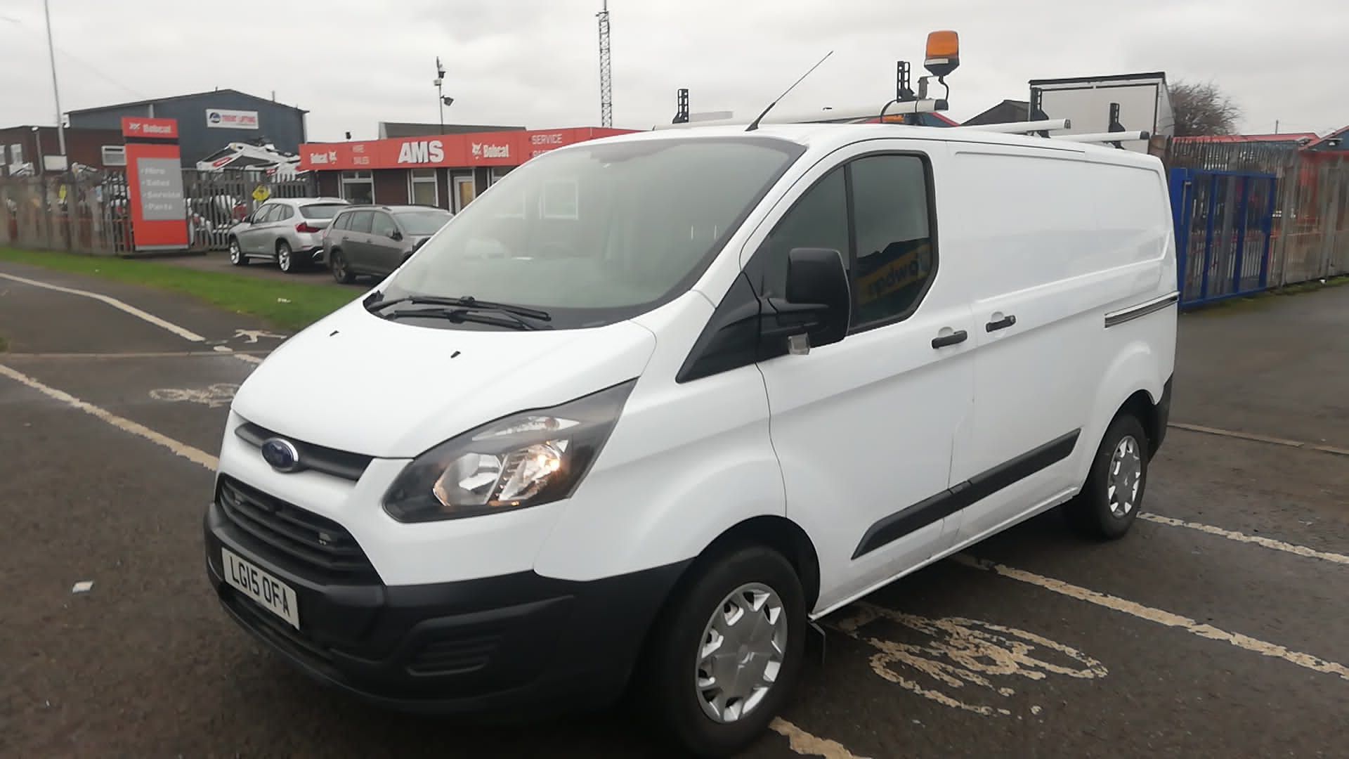 2015 15 FORD TRANSIT CUSTOM PANEL VAN - 29K MILES - EX WATER BOARD - AIR CON - SAT NAV - Bild 2 aus 10