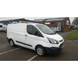 2015 15 FORD TRANSIT CUSTOM PANEL VAN - 29K MILES - EX WATER BOARD - AIR CON - SAT NAV