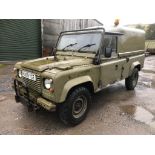 1995 LAND ROVER DEFENDER EX MILITARY - IDEAL WINTER PROJECT - 67K MILES NOT WARRANTED - 1 KEY.