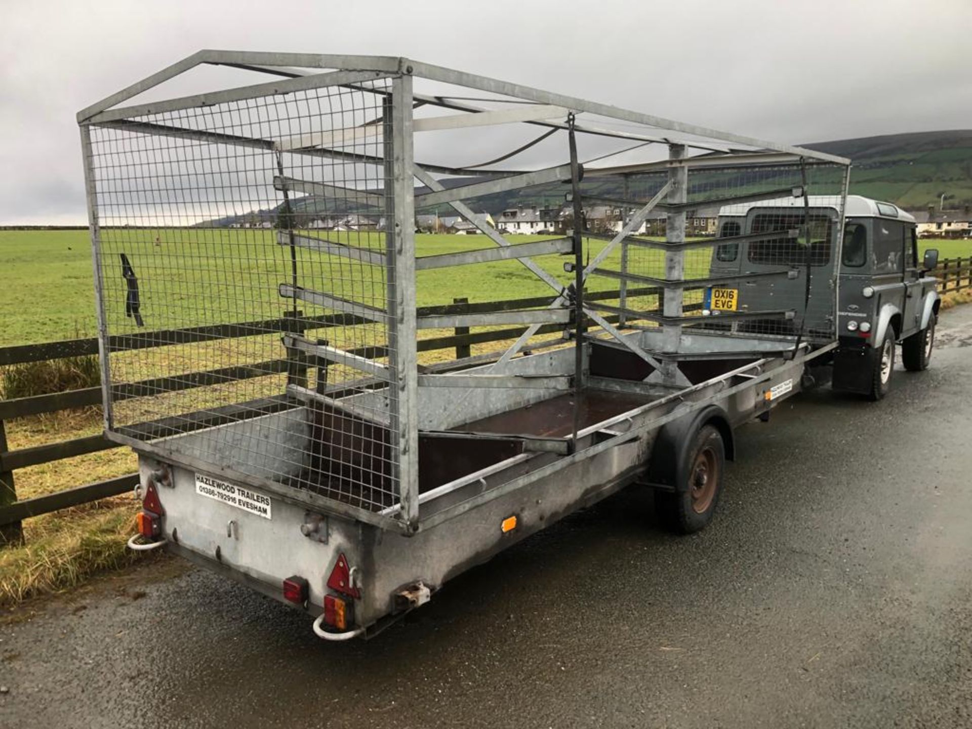 HAZLEWOOD SINGLE AXLE 1500KG COVERED TRAILER - EX WEST MIDLANDS POLICE - Image 7 of 11