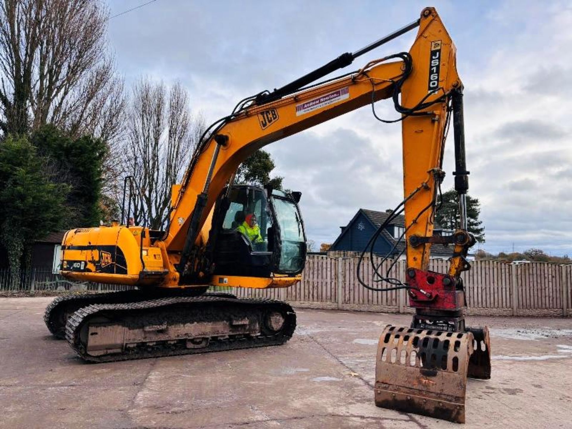 JCB JS160LC HIGH RISE CABIN SCRAP HANDLER C/W ROTATING SELECTOR GRAB - Bild 5 aus 16