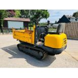 TRACKED DUMPER C/W DROP SIDE'S TIPPING BODY & RUBBER TRACKS