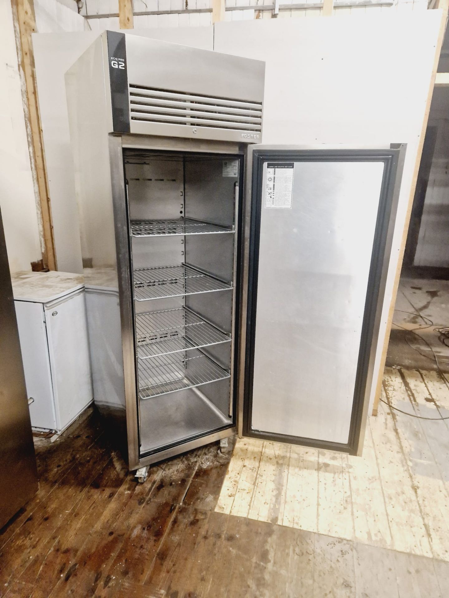 FOSTER FRIDGE G2 STAINLESS STEEL FRIDGE - FULLY WORKING AND SERVICED