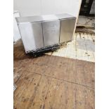 PRECISION BBS1430-730 BACK BAR FRIDGE 3 DOOR - FULLY WORKING AND SERVICED - ALMOST NEW CONDITION