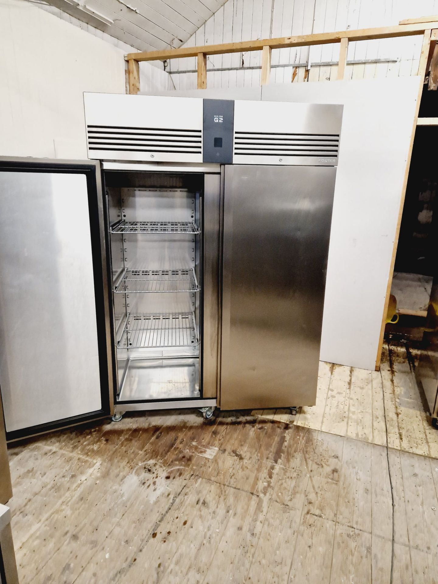 FOSTER G2 DOUBLE DOOR FRIDGE YEAR 2017 - WORKING CONDITION