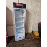 UPRIGHT GALLS DOOR DRINK FRIDGE PEPSI BRAND AND FULLY WORKING AND SERVICED