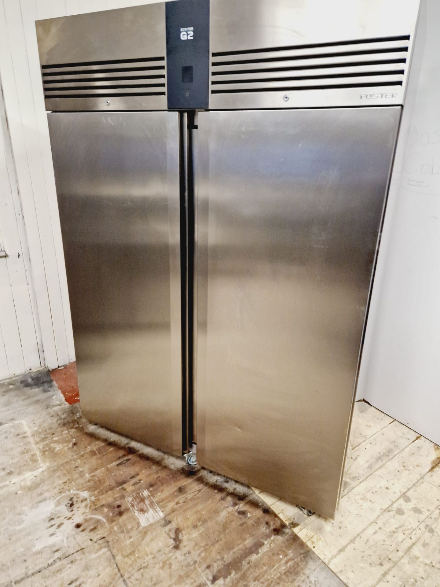 FOSTER G2 DOUBLE DOOR FRIDGE YEAR 2017 - WORKING CONDITION - Image 4 of 4