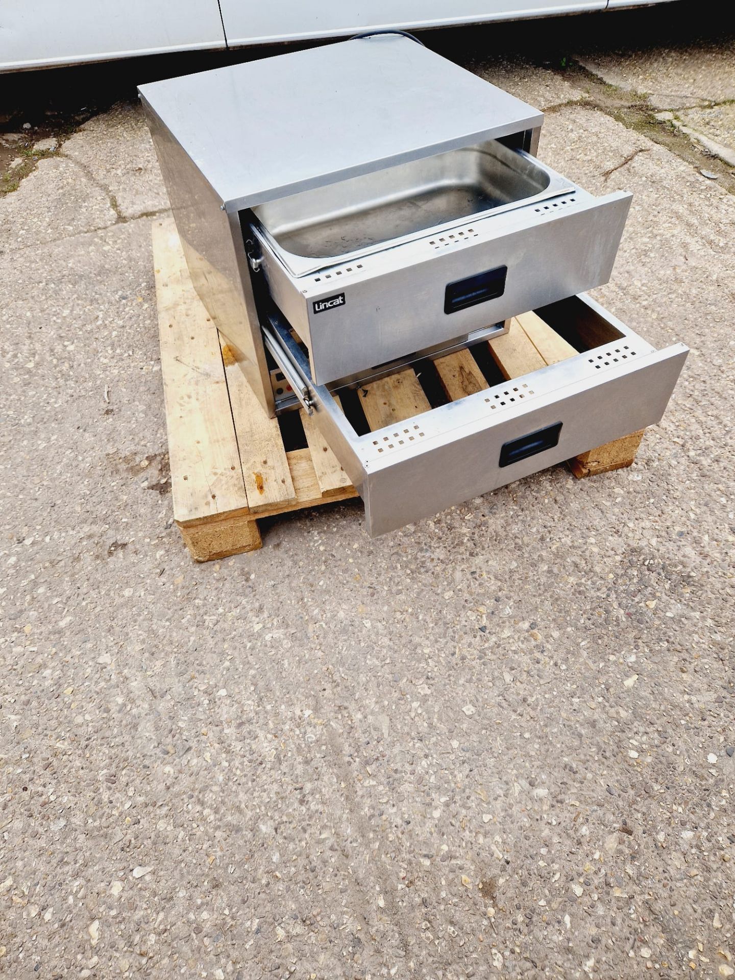 LINCAT HOT HOLDER CABINET DOUBLE DRAWER - FULLY WORKING, TESTED AND SERVICED - Image 2 of 5