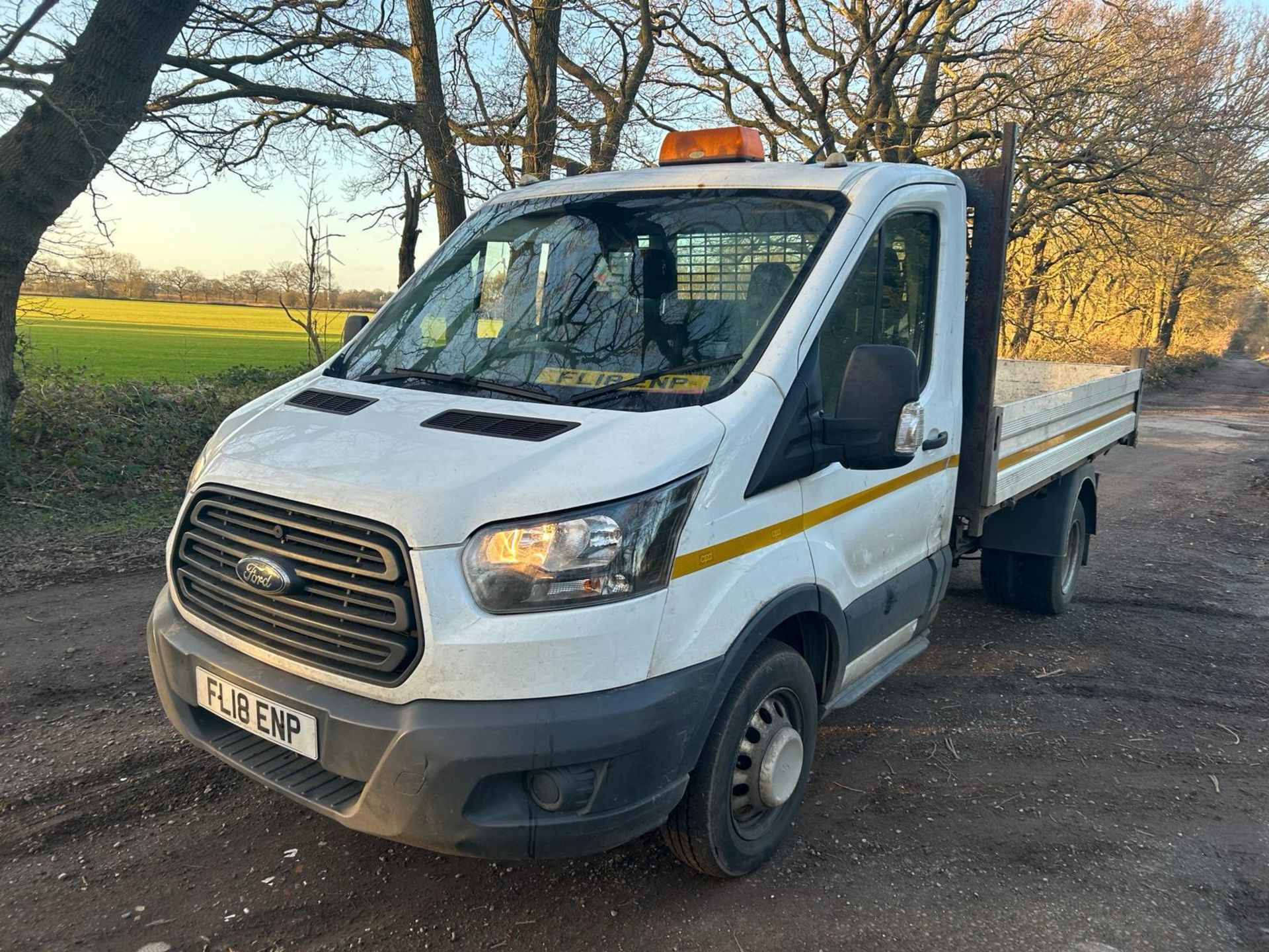 2018 18 FORD TRANSIT TIPPER - 135K MILES - EURO 6 - TWIN REAR WHEEL. - Image 3 of 13