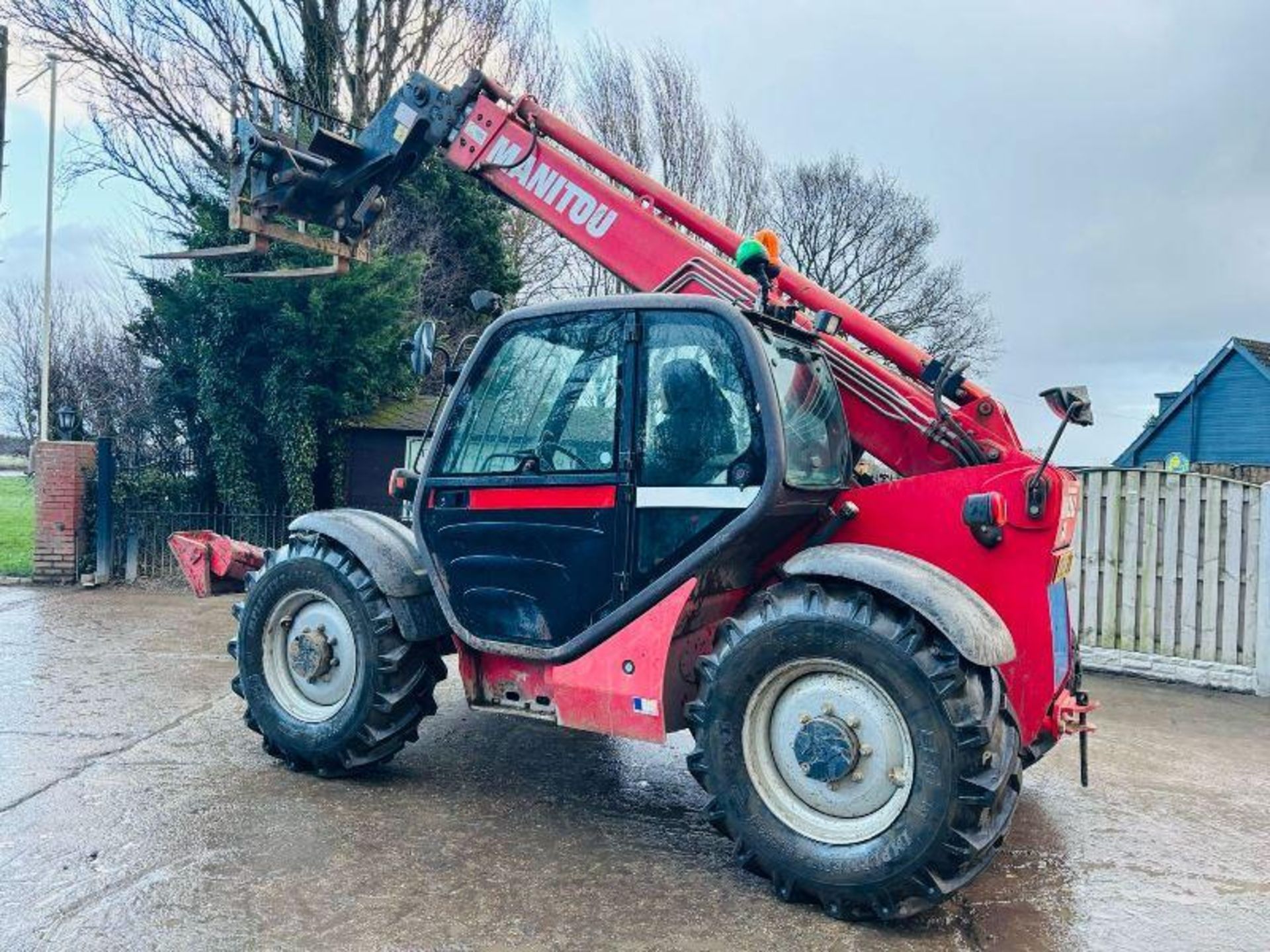 MANITOU MT1030 4WD TELEHANDLER *10.5 METER REACH, 8384 HOURS* C/W PALLET TINES  - Image 10 of 14