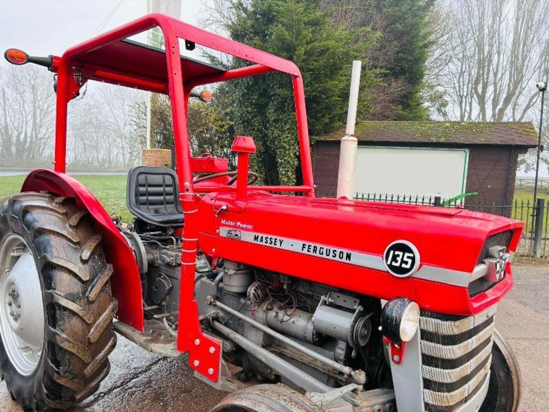 MASSEY FERGUSON 135 MULTI POWER TRACTOR C/W ROLE FRAME - Image 4 of 15