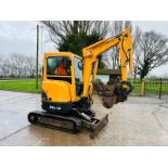 HYUNDAI ROBEX25Z-9A EXCAVATOR *ZERO SWING, YEAR 2014, 1647 HOURS* C/W QUICK HITCH