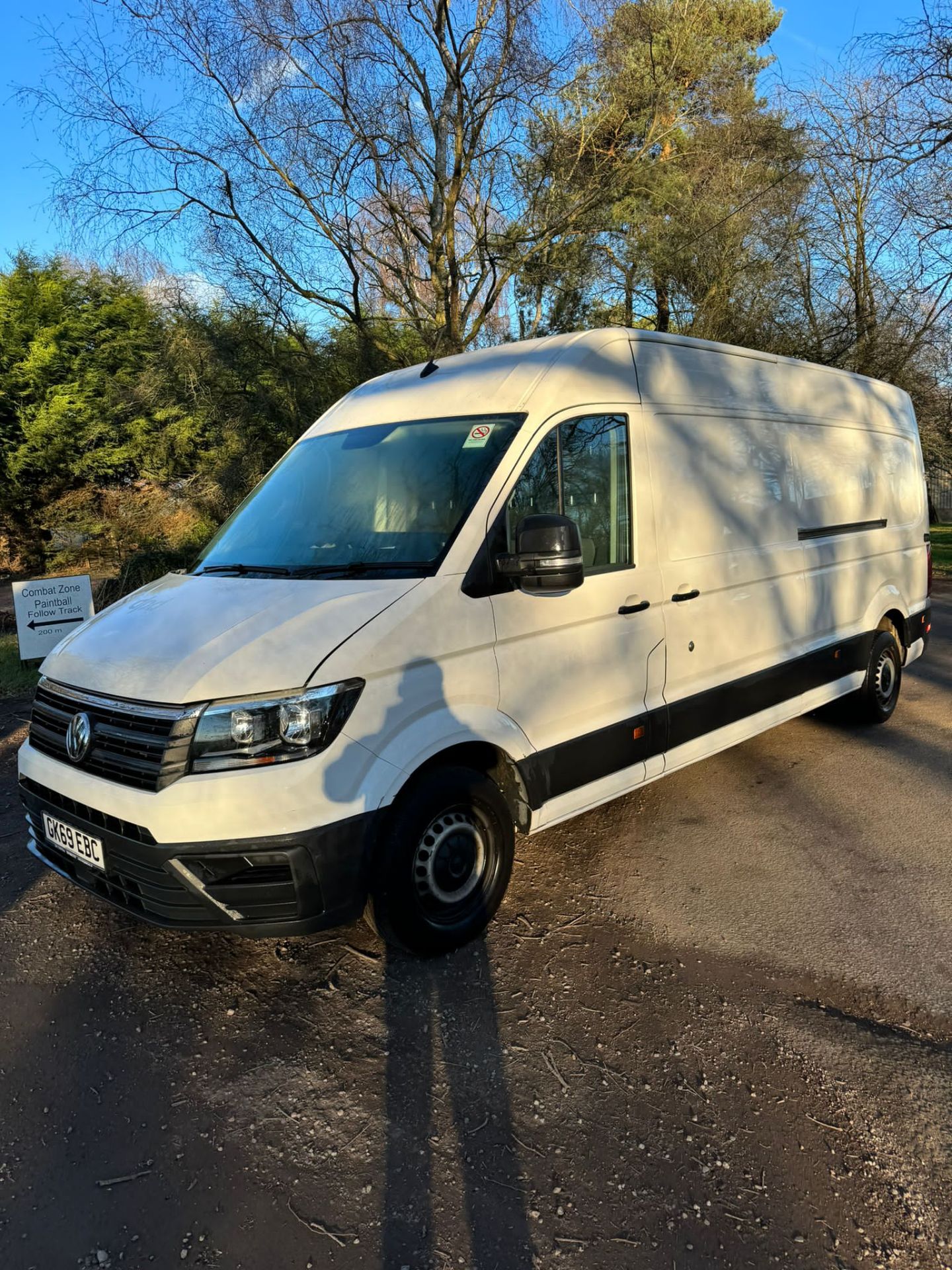 2019 69 VOLKSWAGEN CRAFTER LWB HIGH ROOF PANEL VAN - 87K MILES - PLY LINED. - Image 3 of 11