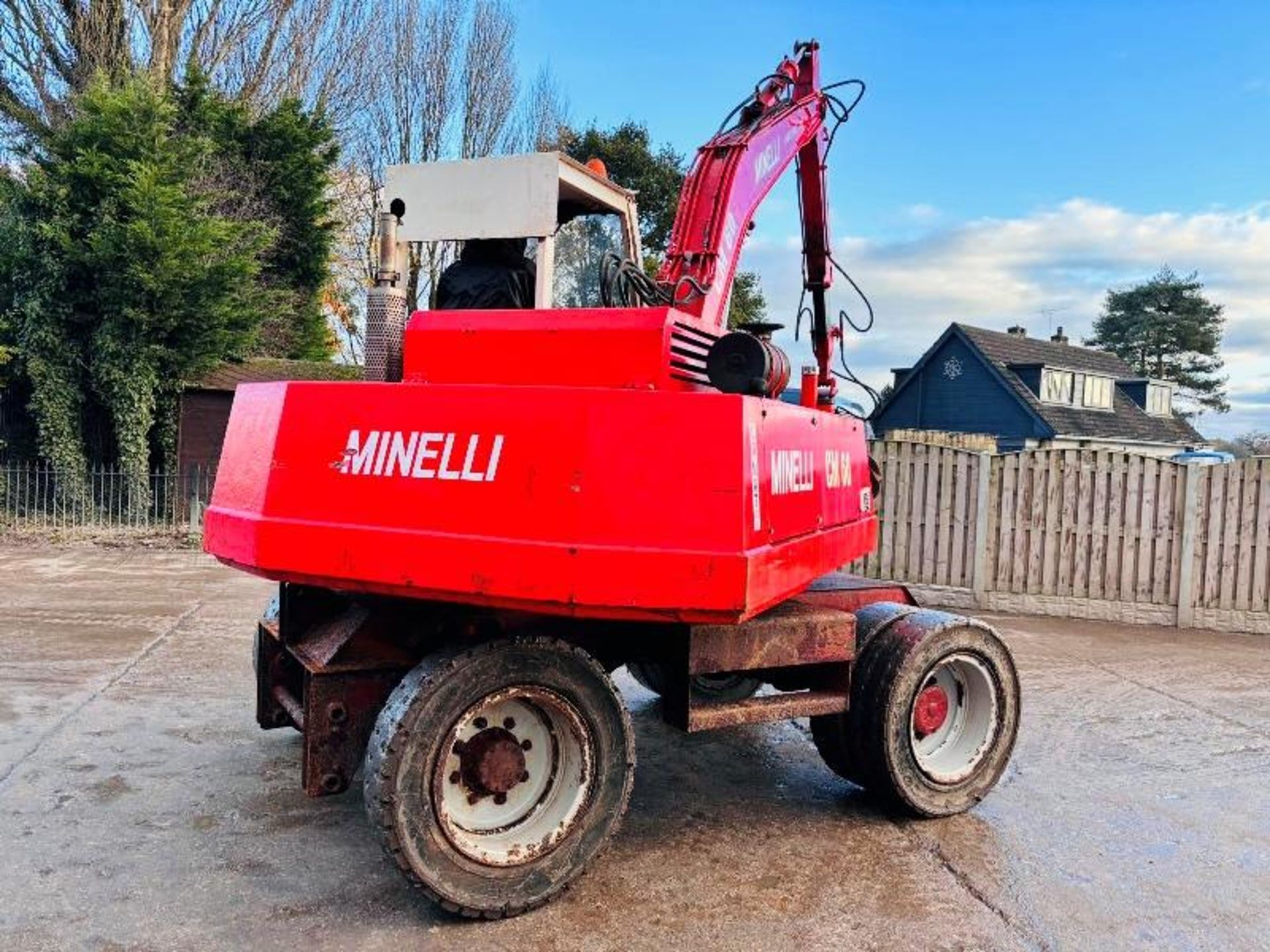 MINELLI CM60 WHEELED EXCAVATOR C/W 5 TINE SCRAP GRAB & TELESCOPIC BOOM - Bild 15 aus 19