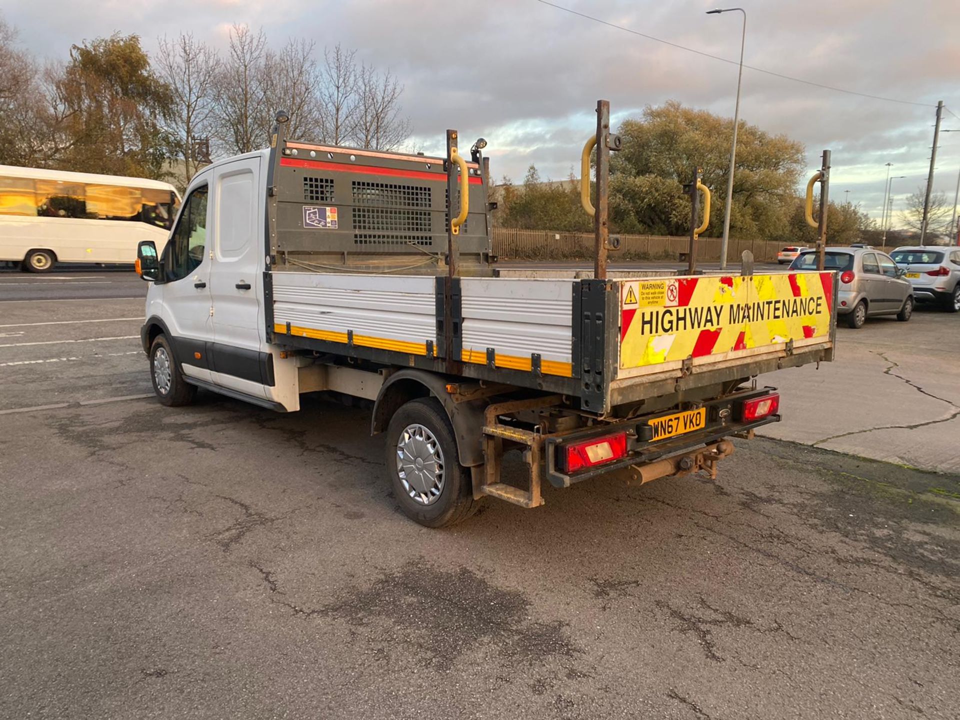 2017 67 FORD TRANSIT CREW CAB TIPPER -110K MILES - EURO 6 - FACTORY TIPPER BODY - RWD - Bild 11 aus 11