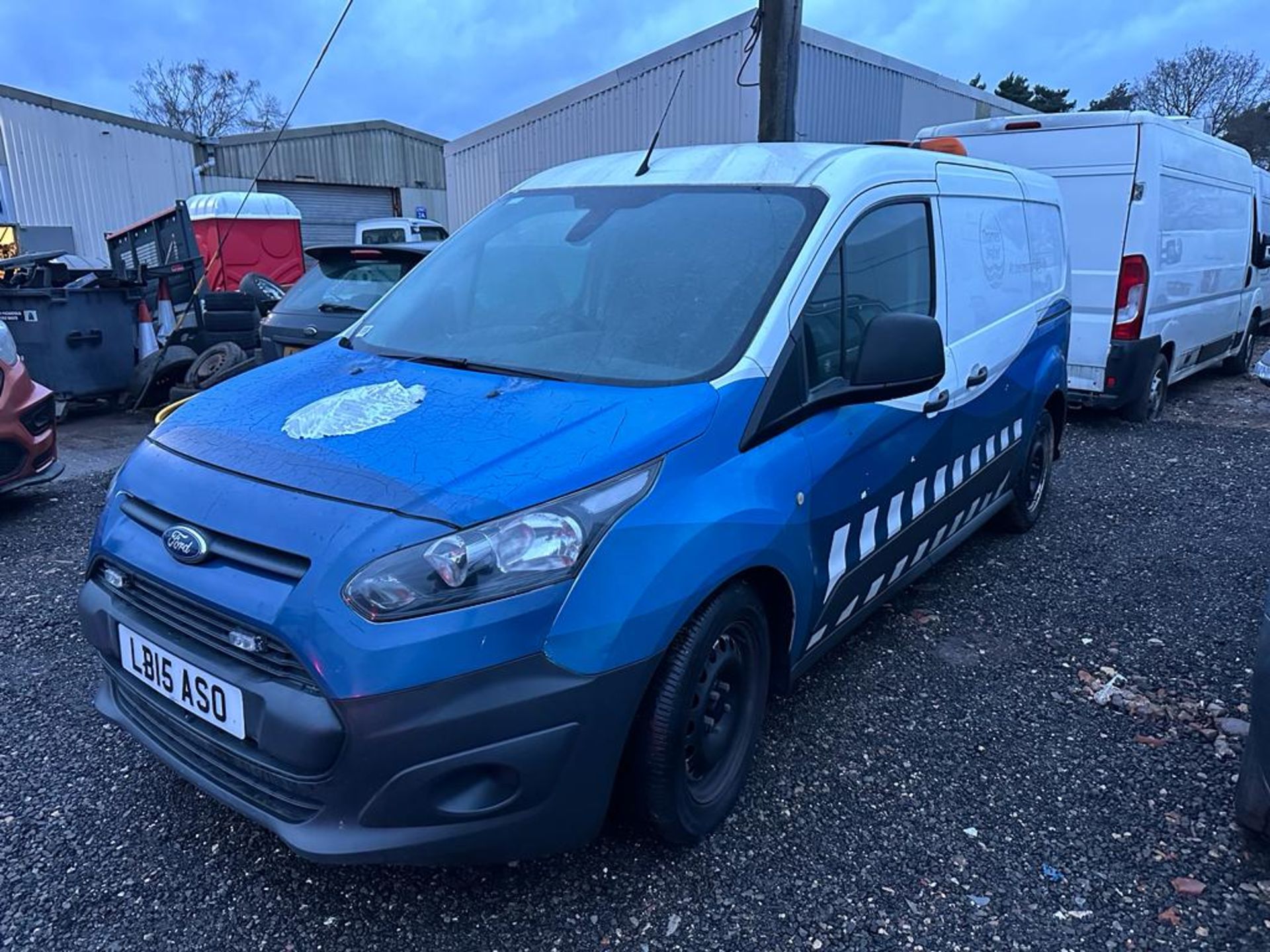 2015 15 FORD TRANSIT CONNECT LWB PANEL VAN - 95K MILES - AIR CON - TWIN SIDE DOORS - EX WATER BOARD - Image 8 of 9