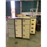 7 X 4 DRAWER ECONOMY FILING CABINETS