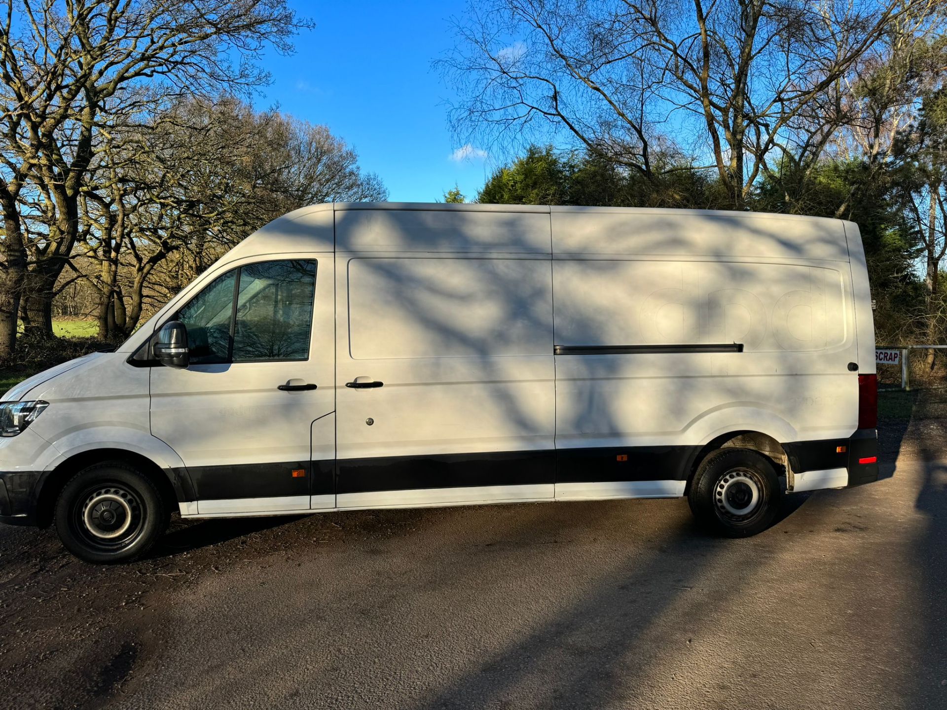 2019 69 VOLKSWAGEN CRAFTER LWB HIGH ROOF PANEL VAN - 87K MILES - PLY LINED. - Image 4 of 11