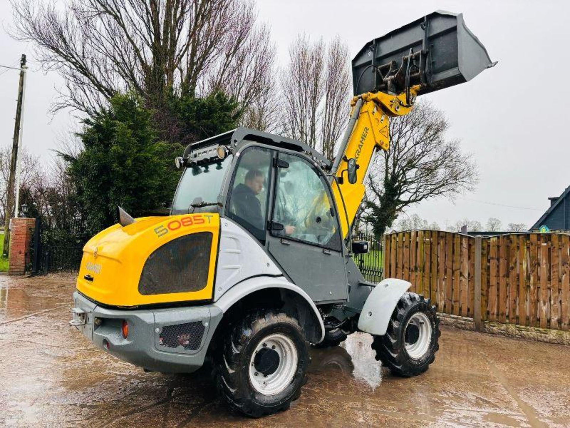 KRAMER 8085T 4WD TELEHANDLER *YEAR 2018* C/W BUCKET  - Bild 10 aus 15