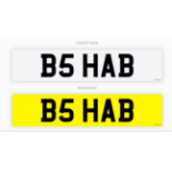 PRIVATE REGISTRATION "B5 HAB'' - ''B SHAB''