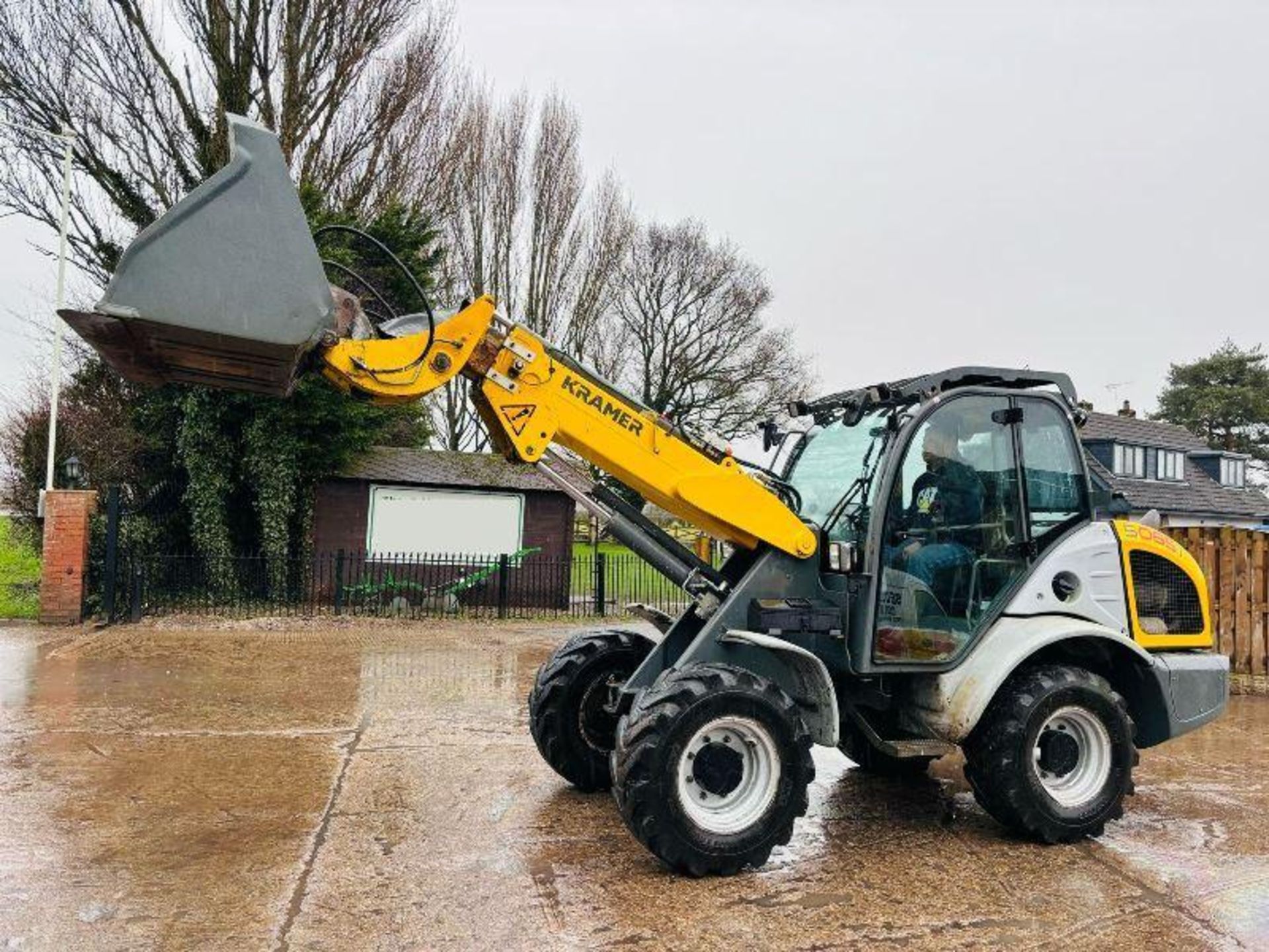 KRAMER 8085T 4WD TELEHANDLER *YEAR 2018* C/W BUCKET  - Bild 3 aus 15