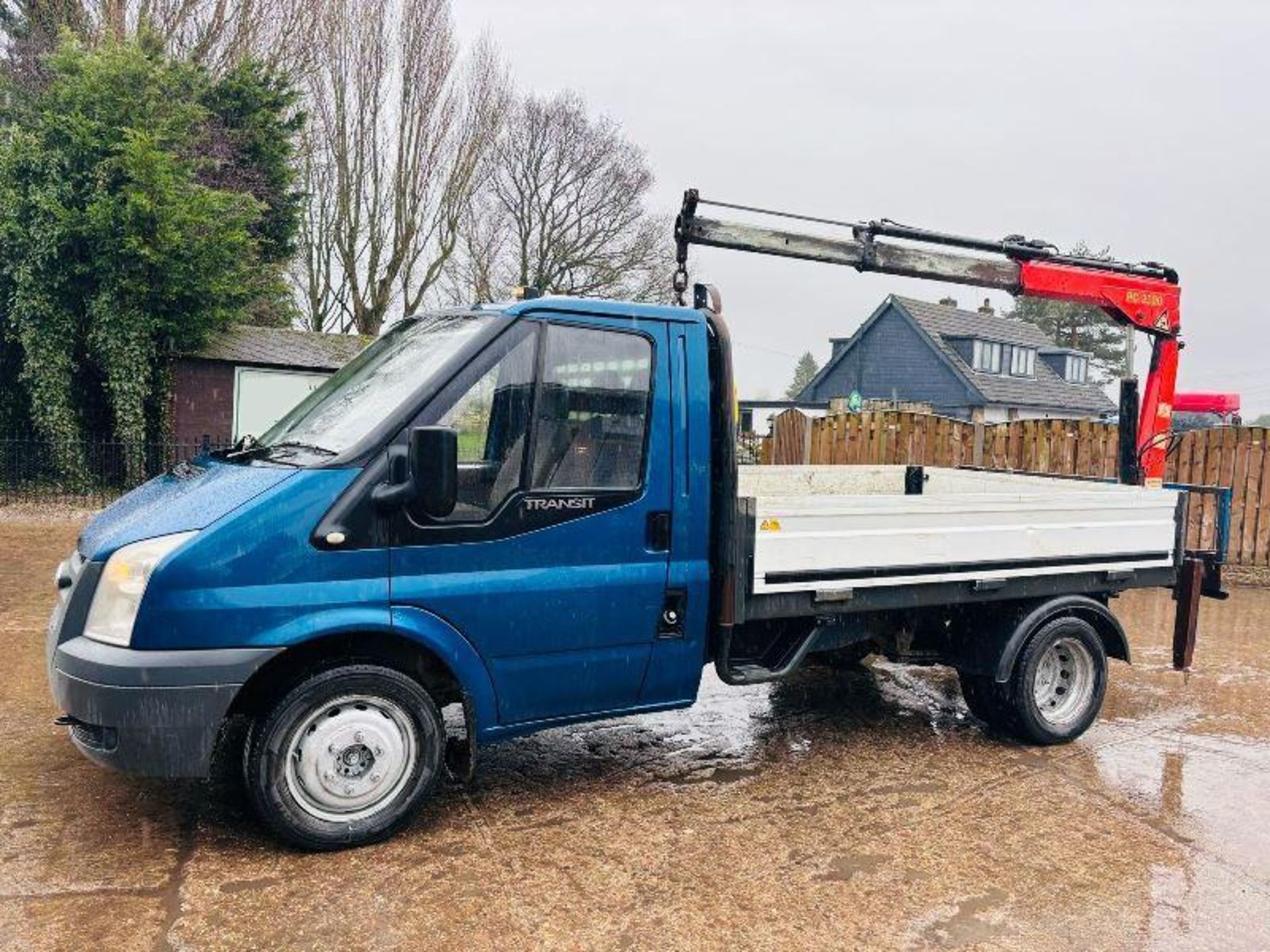 FORD TRANSIT 4X2 PICK UP C/W PALFINGER PC2300 CRANE  - Bild 16 aus 18