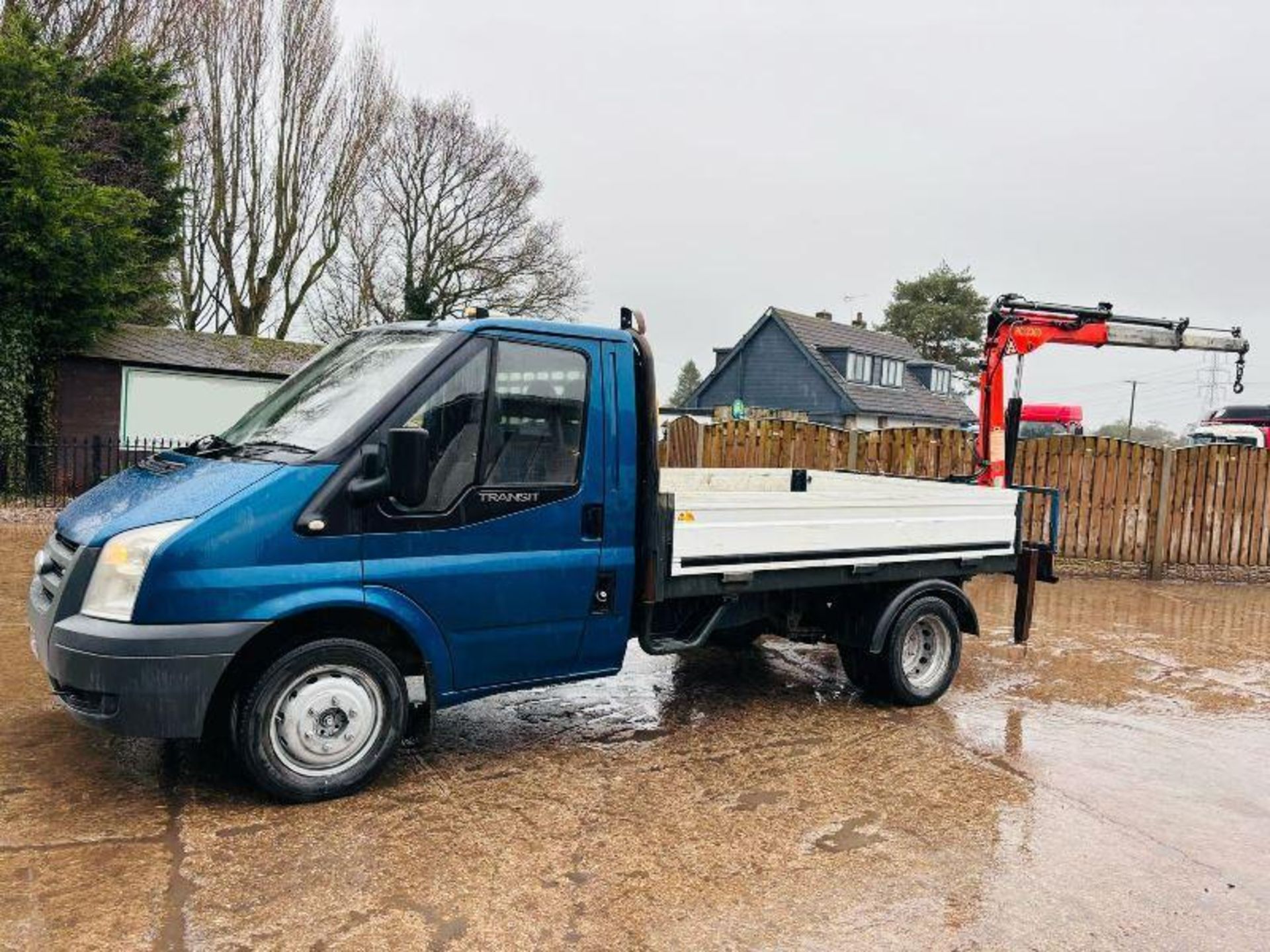 FORD TRANSIT 4X2 PICK UP C/W PALFINGER PC2300 CRANE  - Image 15 of 18