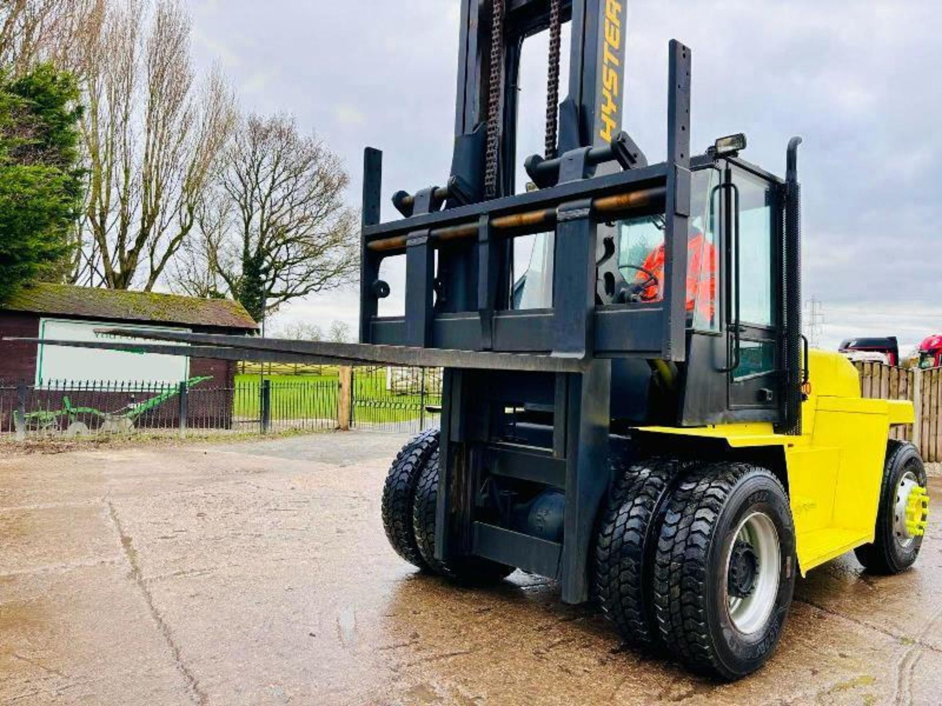 HYSTER H12.00 DIESEL FORKLIFT *12 TON LIFT* C/W PALLET TINES  - Bild 15 aus 17