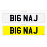 PRIVATE REGISTRATION "B16 NAJ" - ''BIG NAJ''