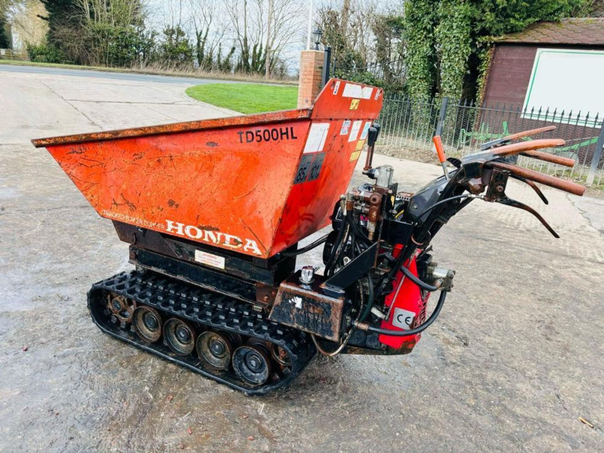 HONDA TD500HL HIGH TIP TRACKED PEDESTRIAN DUMPER  - Image 5 of 7