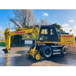 KOMATSU PW170 4WD WHEELED EXCAVATOR C/W QUICK HITCH & RAILWAY GEAR